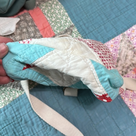 Anemone machine quilted Fanny pack/sling - Picture 5 of 6